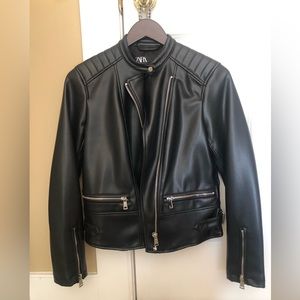 Zara Faux Leather Jacket